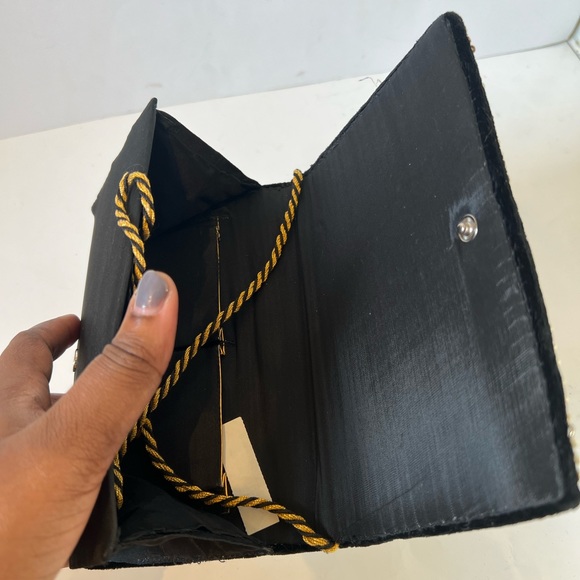 Vintage beaded front/ velvet back mini pure… - Picture 3 of 3